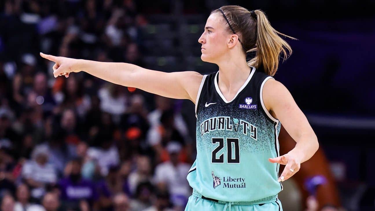 Liberty's Ionescu (ankle) out at least 2 weeks