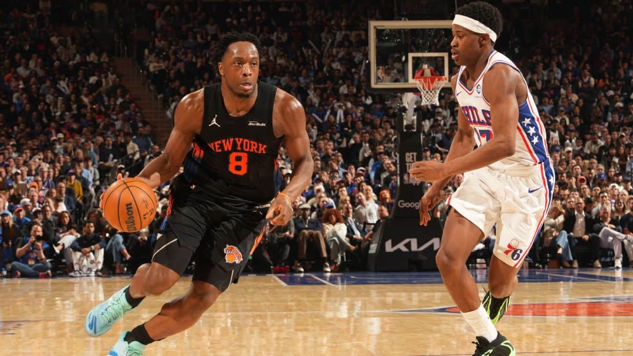 Sources: Knicks' Anunoby has hamstring strain